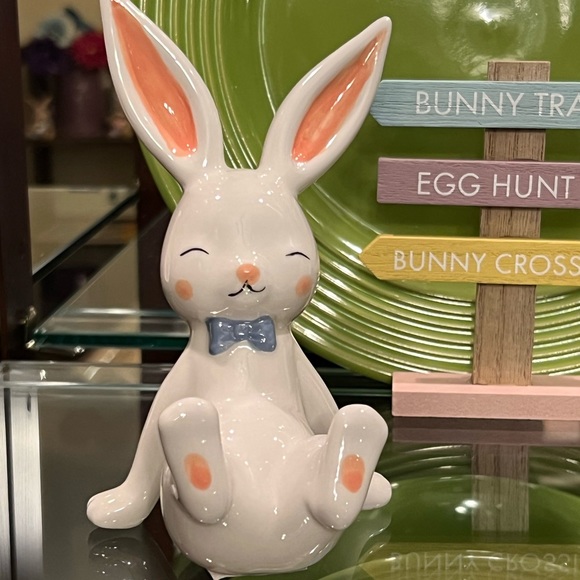 Cutest Bunny Set of 3 Perfect Spring Easter Decor NEW Girl & Boy Bunny Unique - Picture 4 of 16